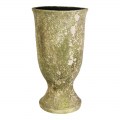 Bruno green ceramic pot on foot small xl